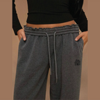 THE SHIFT FLEECE LINED WIDE LEG SWEAT PANTS