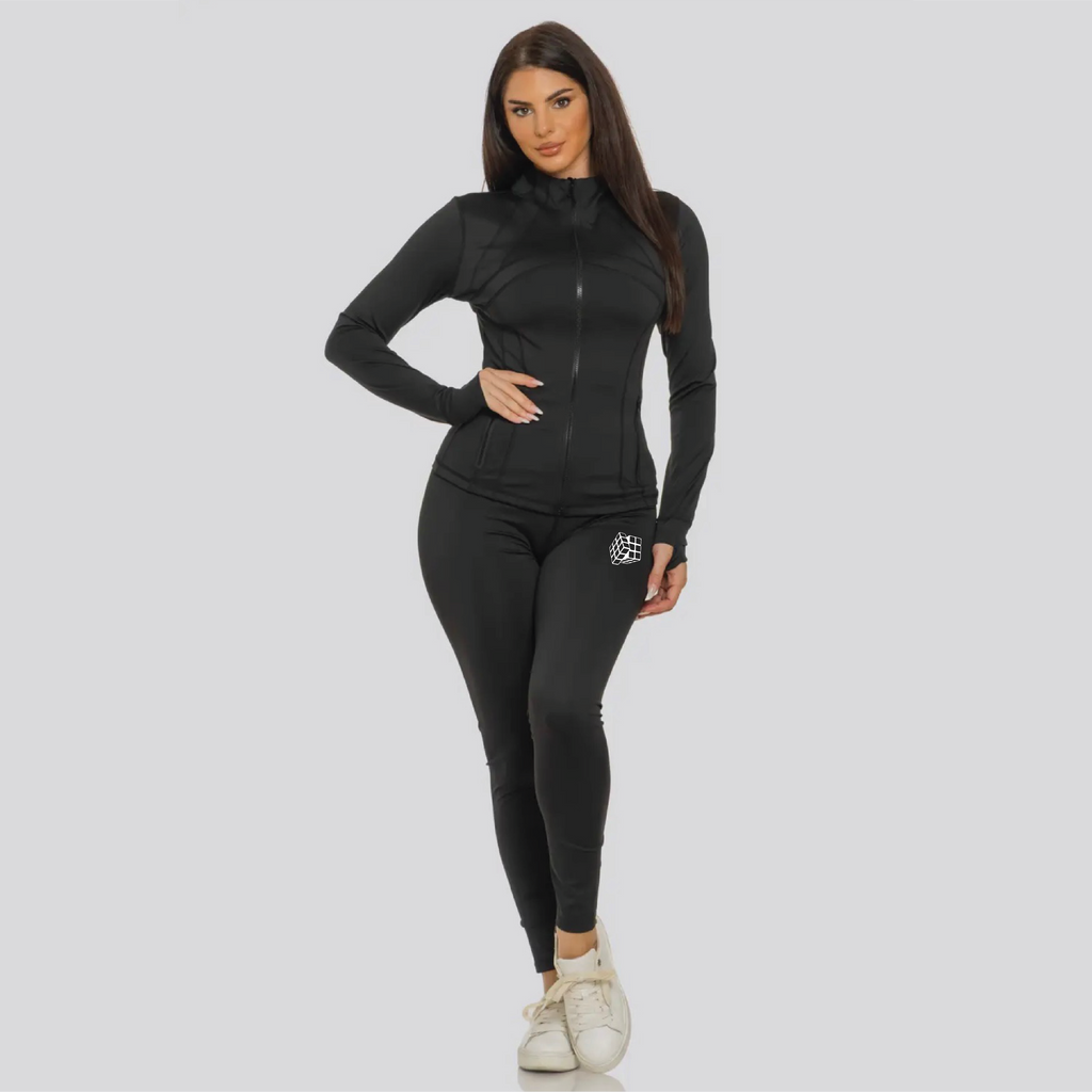 THE SHIFT FRONT ZIP YOGA SET
